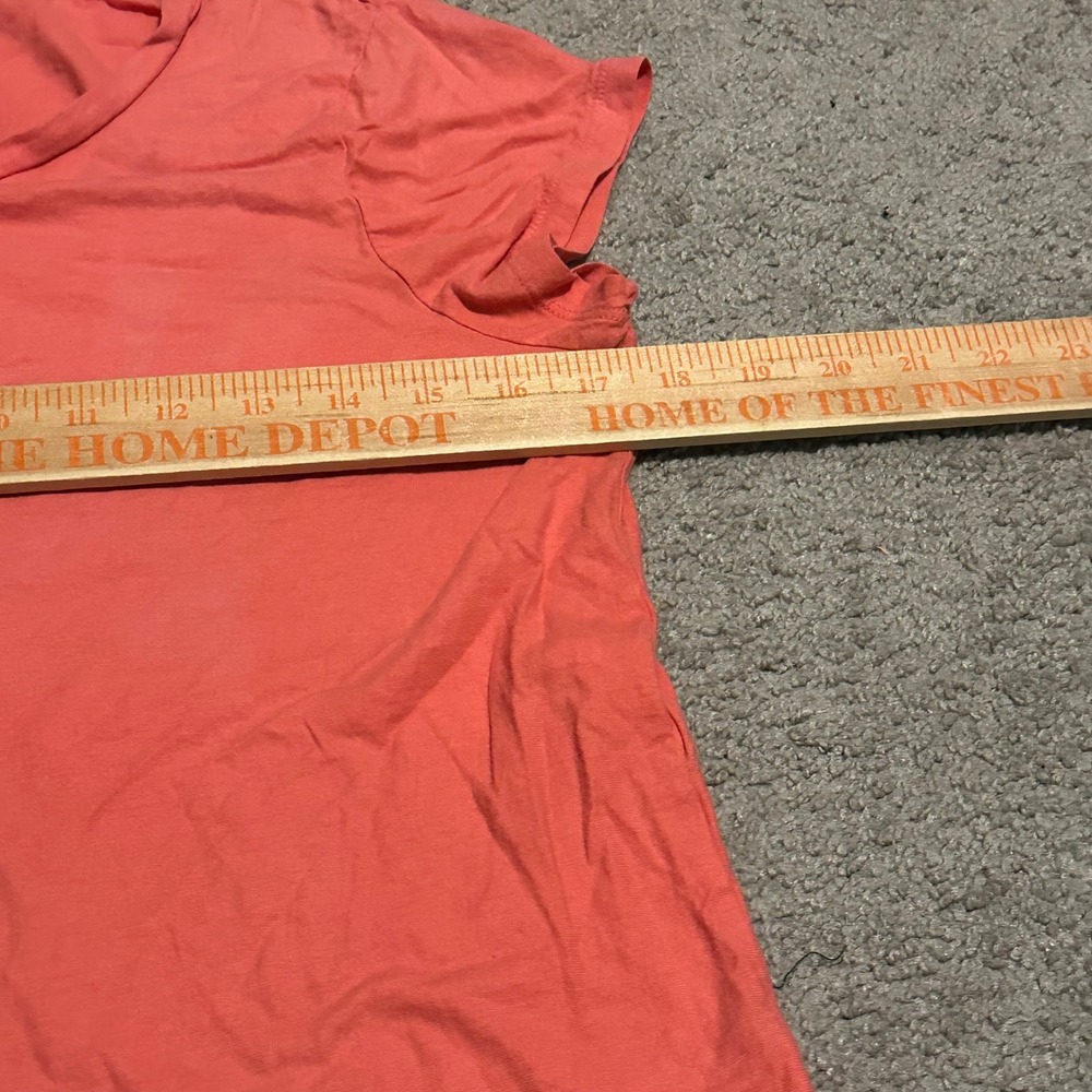 Calypso St Barth Coral Pink Cotton Henley Short Sleeve Top Small RN 106551 - Picture 5 of 6